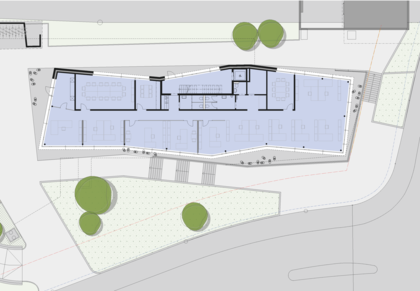 Neubau Wohn- und Geschäftshaus Chantier