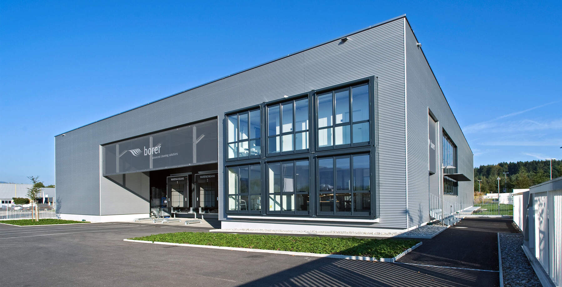 Neubau Logistikhalle Borer Chemie AG